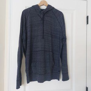 American Eagle Classic Fit Hooded Sweatshirt XL Ford Blue